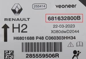 Renault - Mégane E-Tech v.a. 2022 Airbagmodule reparatie