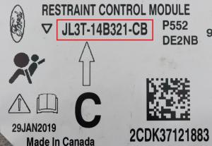 Ford - F150 X3 vanaf 2015 Airbagmodule reparatie