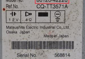 Toyota - RAV 4 3e gen vanaf 2006 Radio CD-Speler reparatie