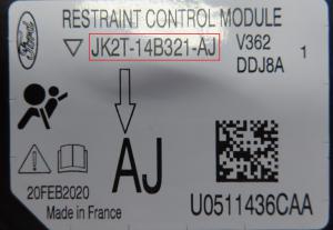 Ford - Transit-Connect vanaf 2013 Airbagmodule reparatie