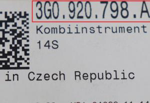 onderdeelnummer rood omkaderd