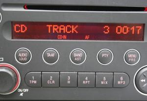 939 CD MP3 display aan