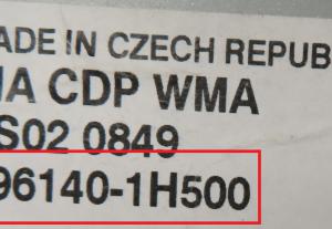 Kia - Cee'd 1e generatie vanaf 2007 Radio CD-Speler reparatie