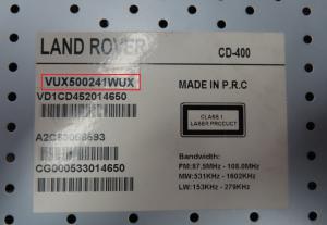 Land rover - Discovery 3 vanaf 2004 CD Wisselaar reparatie
