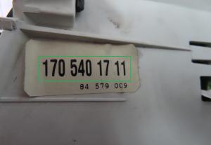 Mercedes - SLK R170 vanaf 1996 Tellerpaneel reparatie