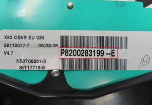 Opel - Vivaro vanaf 2001 Tellerpaneel reparatie