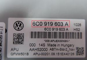 Volkswagen - Polo 6C vanaf 2014 Navigatiescherm reparatie