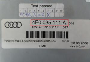 Audi - A8 4E vanaf 2002 CD Wisselaar reparatie