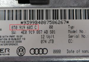 Audi - A6 4F facelift vanaf 2008 navigatiescherm reparatie