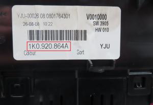 Volkswagen - Eos vanaf 2006 Tellerpaneel reparatie