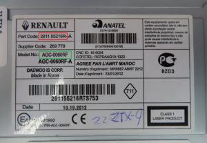 Renault - Captur vanaf 2013 Radio CD-Speler reparatie