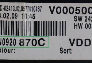 Volkswagen - Tiguan vanaf 2007 Tellerpaneel reparatie