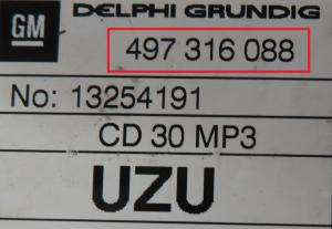 Opel - Corsa D vanaf 2006 Radio CD-Speler reparatie