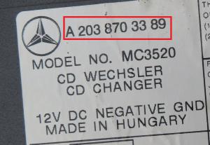Mercedes - Vito W639 vanaf 2003 CD Wisselaar reparatie