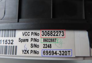 Volvo - XC70 2 vanaf 2000 Tellerpaneel reparatie