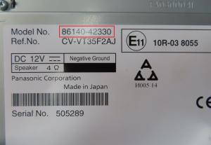 Toyota - RAV 4 4de gen vanaf 2013 Navigatietoestel reparatie