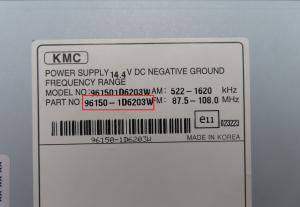 Kia - Carens 2 vanaf 2006 Radio CD-Speler reparatie