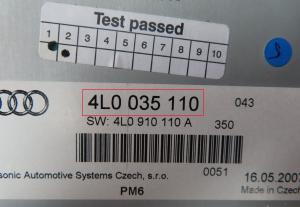 Audi - Q7 vanaf 2006 CD Wisselaar reparatie