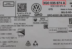 Volkswagen - Crafter vanaf 2017 Tellerpaneel reparatie