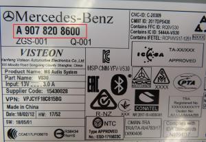 Mercedes - Sprinter W907 (vanaf 2018) Radio Mediatoestel reparatie