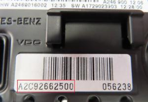 Mercedes - C-klasse W205 vanaf 2014 Navigatiescherm reparatie