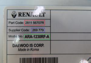 Renault - Twingo 2 vanaf 2007 Radio CD-Speler reparatie