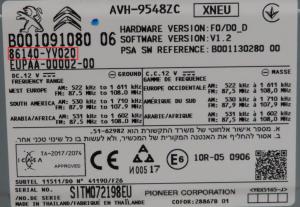 Toyota - Aygo 2de gen vanaf 2014 Navigatietoestel reparatie