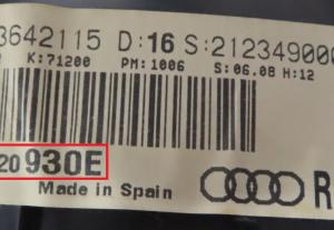 Audi - A4 B6 vanaf 2001 Tellerpaneel reparatie