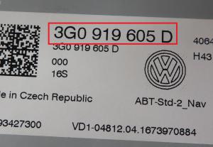 Volkswagen - Passat B8 vanaf 2014 Navigatiescherm reparatie