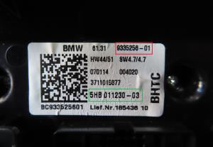 BMW  - I3 1e gen. vanaf 2013 Kachelbedieningspaneel reparatie