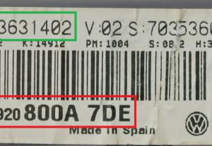 Seat - Arosa 6 HS vanaf 2000 Tellerpaneel reparatie
