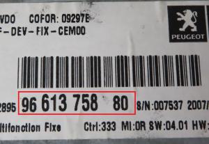 Peugeot - 407 vanaf 2004 Infodisplay reparatie