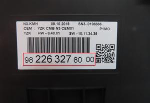 Opel - Crossland X vanaf 2017 Tellerpaneel reparatie