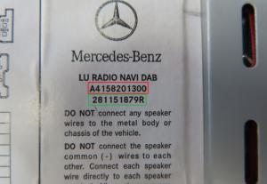 Mercedes - Citan W415 vanaf 2012 Navigatietoestel reparatie