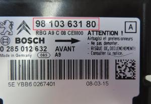 Peugeot - 208 vanaf 2012 Airbagmodule reparatie