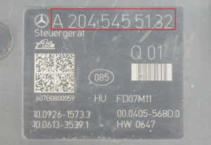 Mercedes - C-klasse W204 vanaf 2007 abs reparatie