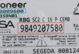 Opel - Mokka B vanaf 2021 Airbagmodule reparatie