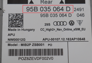 Porsche - Macan 2e facelift v.a. 2019 Navigatietoestel reparatie