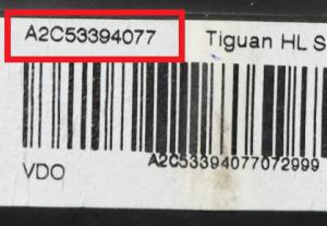 Volkswagen - Tiguan facelift vanaf 2012 Tellerpaneel reparatie